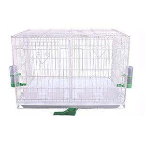 Tyoo Bird Cage Pet Supplies Suitable for Small Birds Used As A Nest with Partition Suitable for Most Bird Cages Assembled and Cleaned