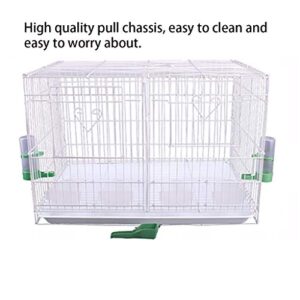 Tyoo Bird Cage Pet Supplies Suitable for Small Birds Used As A Nest with Partition Suitable for Most Bird Cages Assembled and Cleaned