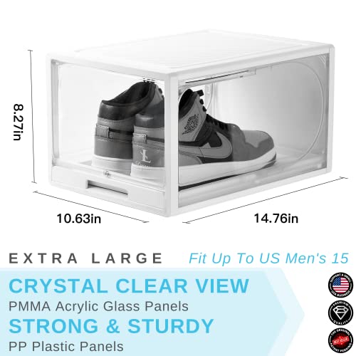 Premium Reinforced Acrylic Sneaker Boxes. Hat Organizer Box. Clear Hat Storage Containers. Sneaker Storage For Sneakerheads. Upgrade Drawer Type Shoe Boxes Clear Plastic Stackable. Collapsible Shoe Rack Storage Organizer. Foldable Shoe Storage Boxes. Shoe