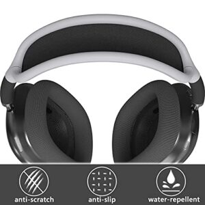 Geekria Silicone Headband Cover Compatible with AirPod Max Headphone, Headband Protector/Headband Replacement Easy DIY Installation No Tool Needed (Grey)