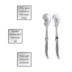 Santa Barbara Design Studio Gift Set Kitchen Essentials TableSugar Kraft Cardboard Book Gift Box, 2-Pieces, Salad Servers