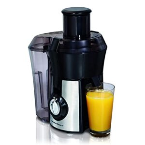 hamilton beach 67608 big mouth juice extractor, stainless steel (discontinued),large (renewed)