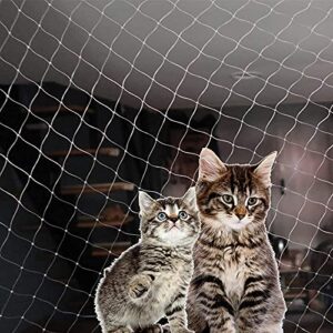 YOKMO Cat Balcony Net Cat Anti-Fall Fence Net Dog Fence Nets Transparent Nylon Pet Mesh Fence Anti-Fall Netting for Balcony Window Stairs Netting for Balcony Window Stairs（1033ft