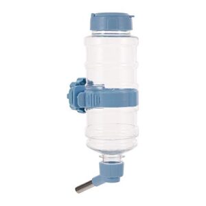 tehaux pet water bottle dispenser-water feeder pet drinking water bottle 473ml (sky-blue)