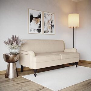 LifeStyle Solutions Landry Sofa, 70" W x 31.1" D x 33.5" H, Beige