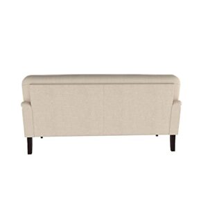 LifeStyle Solutions Landry Sofa, 70" W x 31.1" D x 33.5" H, Beige