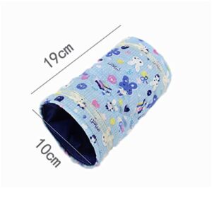 NEISHUI Hamster Channel Hedgehog Tunnel Toy Winter Guinea Pig Warm Tube Gerbil Rat Playing Hideout Bed for Small Pet Animal