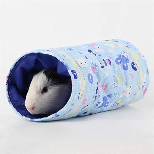 NEISHUI Hamster Channel Hedgehog Tunnel Toy Winter Guinea Pig Warm Tube Gerbil Rat Playing Hideout Bed for Small Pet Animal