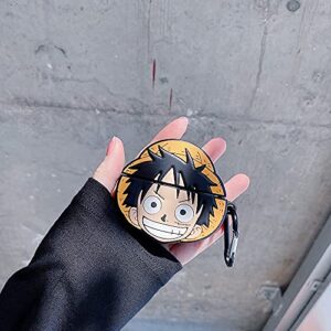 Used for Airpods Pro Charging Case Cover , Cute Cartoon Anime AirPods Case Silicone Airpods Cover (Lufi/Pro)