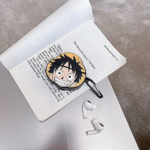 Used for Airpods Pro Charging Case Cover , Cute Cartoon Anime AirPods Case Silicone Airpods Cover (Lufi/Pro)