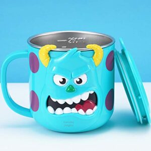 Everyday Delights Disney 3D Monster University Sulley Blue Durable Stainless Steel Insulated Cup with Lid, 250ml