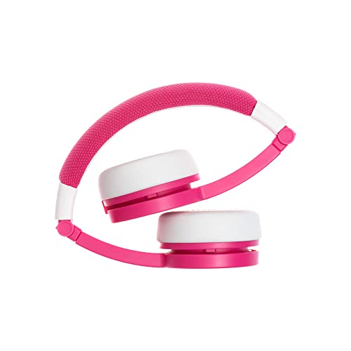Tonies Foldable Wired Headphones for Kids - Comfortably Designed to fit On-Ear - Works with Toniebox and All 3.5mm Devices - Pink