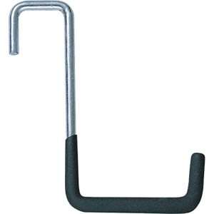 evenu rafter hanger hook, large heavy duty holder for hanging over wall or ceiling rack, no screw, adhesive, suction or drilling needed, grey