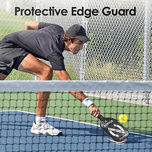 Niupipo Explorer Pro Pickleball Paddle - Graphite Carbon Fiber, USA Approved Pickleball Paddles for Sanctioned Tournament Play, Co-Designed by The Top 5 Touring Pro Pickleball Player FAD