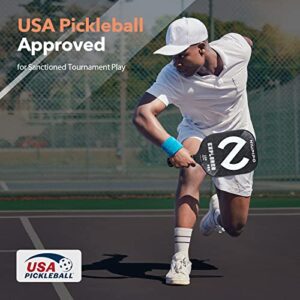 Niupipo Explorer Pro Pickleball Paddle - Graphite Carbon Fiber, USA Approved Pickleball Paddles for Sanctioned Tournament Play, Co-Designed by The Top 5 Touring Pro Pickleball Player FAD