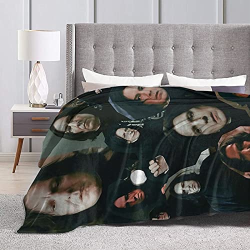 Alan Rickman Soft and Comfortable Wool Fleece Throw Blankets Yoga Blanket Beach Blanket Suitable for Home and Tourist Camping