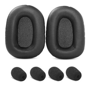 taizichangqin cushion ear pads mic foam replacement compatible with vxi blueparrott b650-xt noise cancelling bluetooth mono wireless headphone