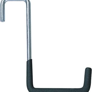 Evenu Rafter Hanger Hook, Large Heavy Duty Holder for Hanging Over Wall or Ceiling Rack, No Screw, Adhesive, Suction or Drilling Needed, Grey, 4 Pack