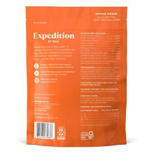 Amazon Brand - Wag Expedition Human Grade Organic Biscuits Dog Treats, Non-GMO, Gluten Free, Pumpkin & Chia Seed, 10oz