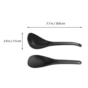 DOITOOL 2pcs Rice Paddle Spoon Soup Spoon Cooking Utensil Rice Scooper Non- stick Heat- resistant Works for Rice Mashed Potato or more