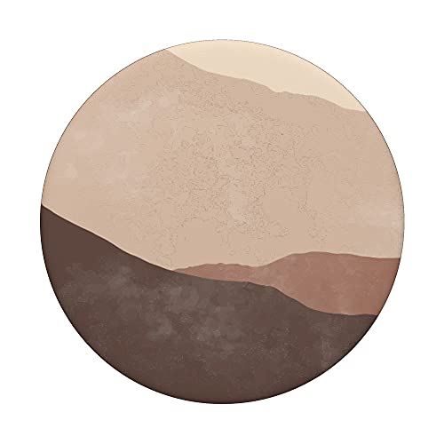 Boho Desert Brown Moon PopSockets Swappable PopGrip