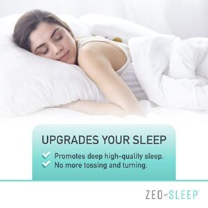 ZEO-SLEEP 1.5-inch Mattress Topper - Queen Size Memory Foam Mattress Topper - Balanced Support Mattress Topper for Back Discomfort 75 x 38 x 1.5 inches