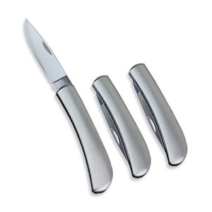 paring knife,all steel foldable fruit knife,fruit knife small of exquisite,small and easy to carry,suitable for most types of vegetables and fruits(3 pieces)