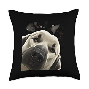 anatolian shepherd gifts funny dog anatolian shepherd throw pillow, 18x18, multicolor