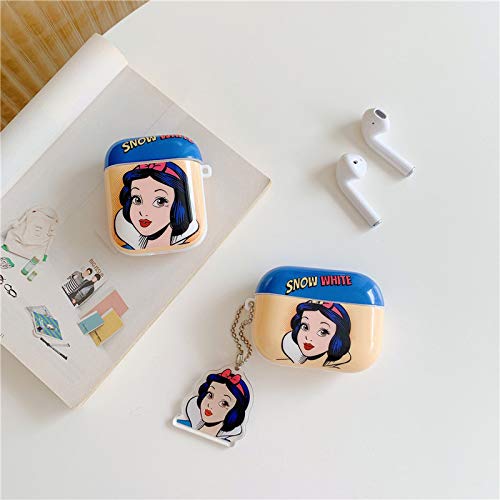 Generic Airpod Cover, Princess Airpod Case, Silicone Airpod Case, Airpod Accessories Case, Cartoon Princess Airpod Case (Generation 12, Snow White)