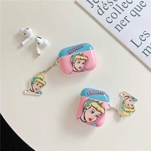 Generic Airpod Cover, Princess Airpod Case, Silicone Airpod Case, Airpod Accessories Case, Cartoon Princess Airpod Case (Generation 12, Snow White)