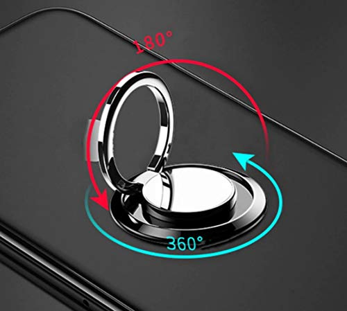 SFDO Cell Phone Mobile Ring Holder Finger 360 Rotation Metal Ring Grip for Magnetic Car Mount Compatible with All Smartphone - Red