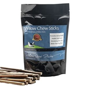 Rabbit Hole Hay Ultra Premium, All Natural Willow Chew Sticks for Your Small Pet Rabbit, Chinchilla, or Guinea Pig (Pack of 30)