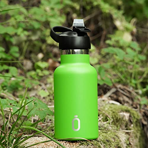 Runbott SPORT 35 Ceramic Thermos Bottle - BPA Free Thermal Steel with Ceramic Internal Coating (White)