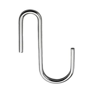 idealsv stainless steel s hooks 30 pcs heavy duty s shaped hooks hanging pan pot holder 2.4 inch