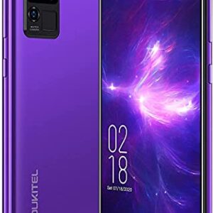 OUKITEL C21 Unlocked Smartphone, Android 10 Unlocked Cell Phone with Dual Sim 64GB/4GB 20MP Selfie Helio P60 6.4'' FHD+ Octa Core 4000mAh Face ID + Fingerprint GSM 4G, GPS, Bluetooth, WiFi