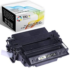 1-pack tg imaging compatible toner cartridge replacement for hp 11x toner q6511x hp11x used for 2420 2420d 2420dn 2420n 2430 2430dtn 2430n 2430tn toner printer