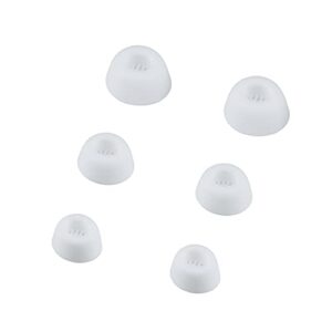 kwmobile 6X Replacement Ear Tips Compatible with Huawei FreeBuds Pro - Silicone Tips for Earphones - White