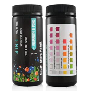 200 aquarium test strips - for fish tank or pond - lowest price per strip on amazon! - high accuracy - tests for nitrate, nitrite, ph, and water hardness - aquarium water test kit