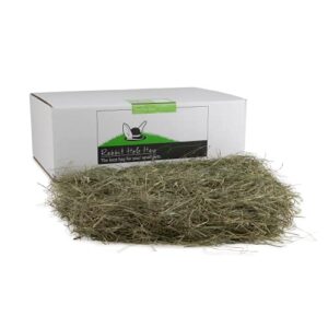 rabbit hole hay ultra premium, hand packed mountain grass for your small pet rabbit, chinchilla, or guinea pig (10lb)
