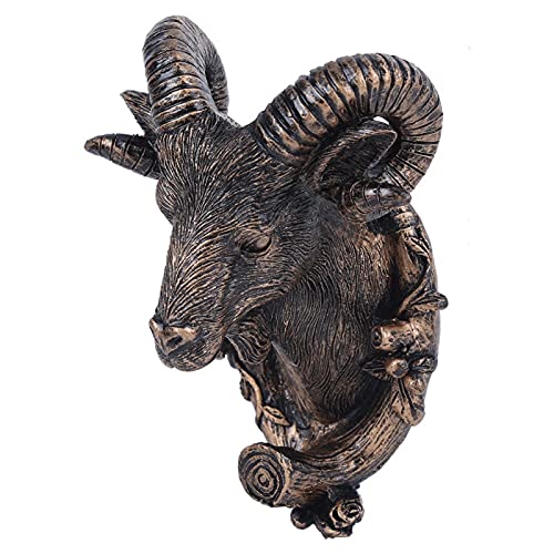 Animal Shape Decoration Hook Creative Coat Hook Wall Hanging Bag Hanger Clothing Hooks Hanging Racks Wall Towel Hanging Hook for Bathroom Bedroom(Goat-Shape)