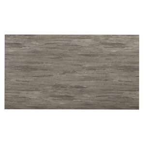 Homelegance Lexicon Bainbridge 64" Transitional Wood Dining Room Table in Weathered Gray