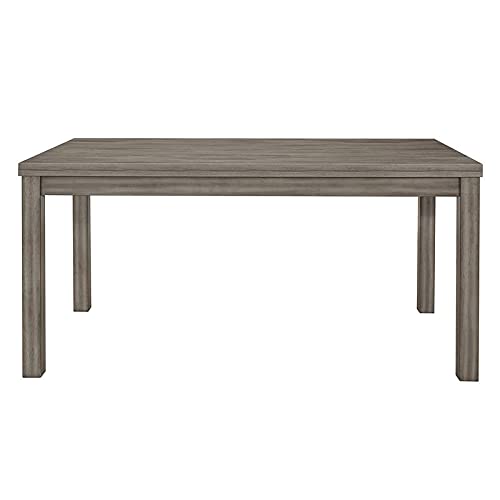 Homelegance Lexicon Bainbridge 64" Transitional Wood Dining Room Table in Weathered Gray