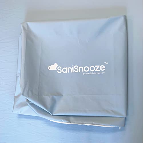 SaniSnooze Original Mattress Cover - Waterproof Stain Resistant Nylon 8" Bed Encasement - Easy to Clean (Twin) (38" x 74" x 8")