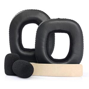 1 set replacement ear cushion earpads foam headband compatible with astro a50 gen4 gaming headset (not compatible gen1 gen2) (pu leather)