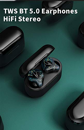 Sabbat X12 Ultra 5.0 Bluetooth Headset Earbuds Camouflage Pattern Fashion Leisure in-Ear Sports Bluetooth Headset for iPhone Samsung iPad Android (Dream Stone)
