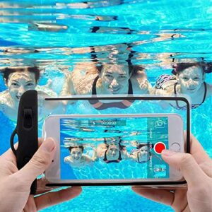 MSERICH Universal Waterproof Case, Waterproof Phone Pouch Compatible for iPhone 13 12 11 Pro Max XS Max,Galaxy S21 S20 S10 S9 Note 10 9 Pixel Up to 7.8", IPX8 Cellphone Dry Bag -5 Pack