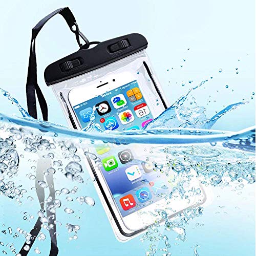 MSERICH Universal Waterproof Case, Waterproof Phone Pouch Compatible for iPhone 13 12 11 Pro Max XS Max,Galaxy S21 S20 S10 S9 Note 10 9 Pixel Up to 7.8", IPX8 Cellphone Dry Bag -5 Pack