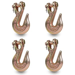 towmavin 5/16"clevis hook(4pack) pin clevis rigging tow transport truck trailer hook 5400 lbs working load limit