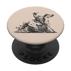 western cowboy horse rodeo riding popsockets swappable popgrip