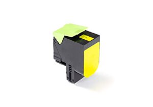 green2print toner yellow 1400 pages replaces lexmark 78c10y0 toner cartridge for lexmark cx421adn, cx421, cx522ade, cx522, cx622ade, cx622, cx625ade, cx625adhe, cx625, cs421dn, cs421, cs431dw, cs